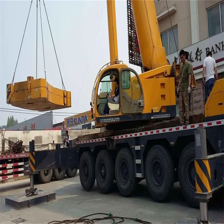 南平建阳当地吊车出租|机器吊装|75吨|工厂搬迁服务